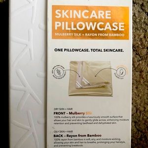 Skincare Pillowcase 2 sided NWT